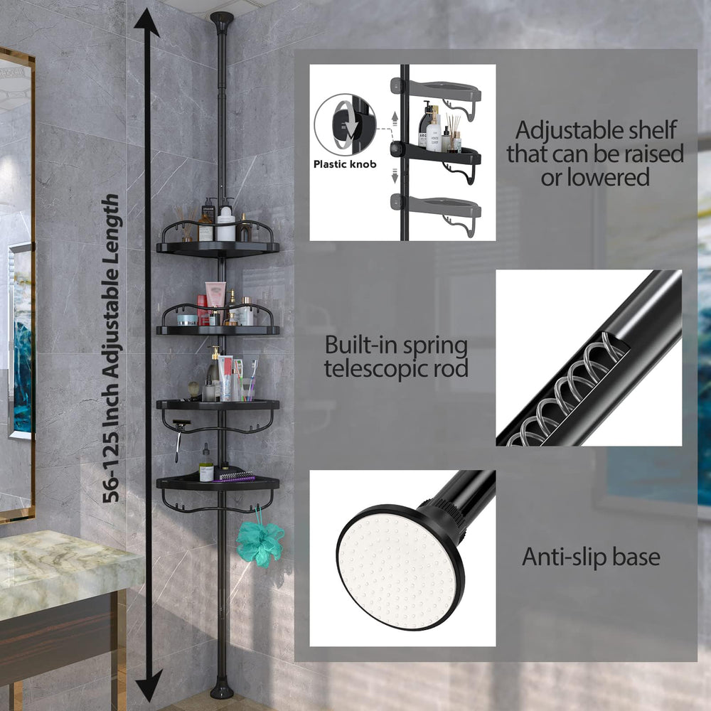 Sempicad installé dans coin douche optimisant l'espace disponible