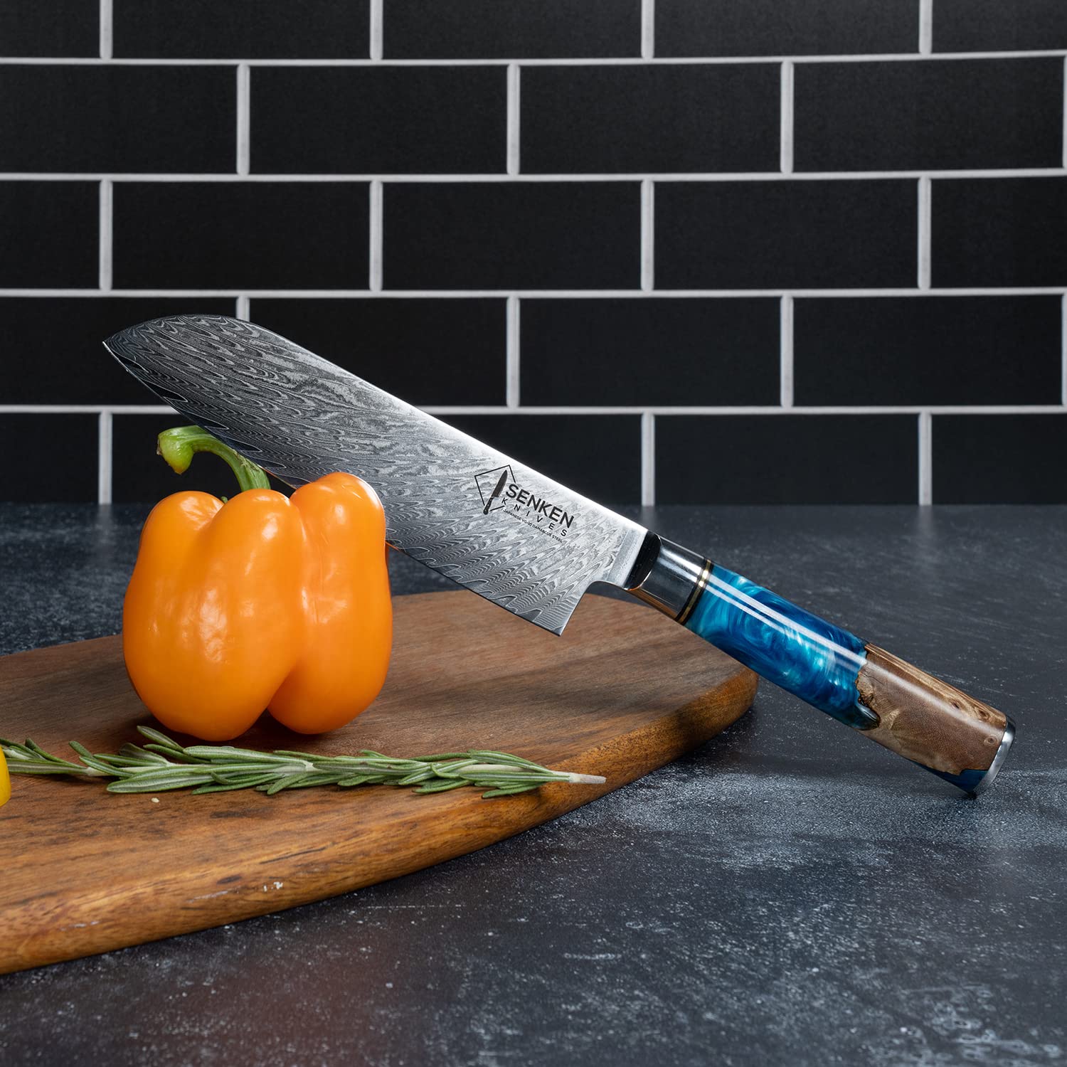 Senken Knives couteau à pain coupant baguette sans écraser