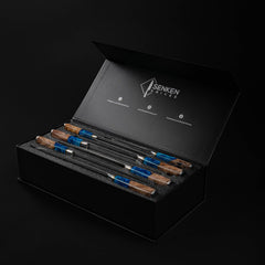Senken Knives manche en résine bleue détail pour prise confortable