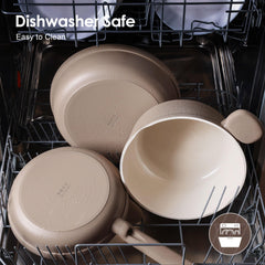 SENSARTE cocotte 4,7 L avec couvercle idéale pour mijoter
