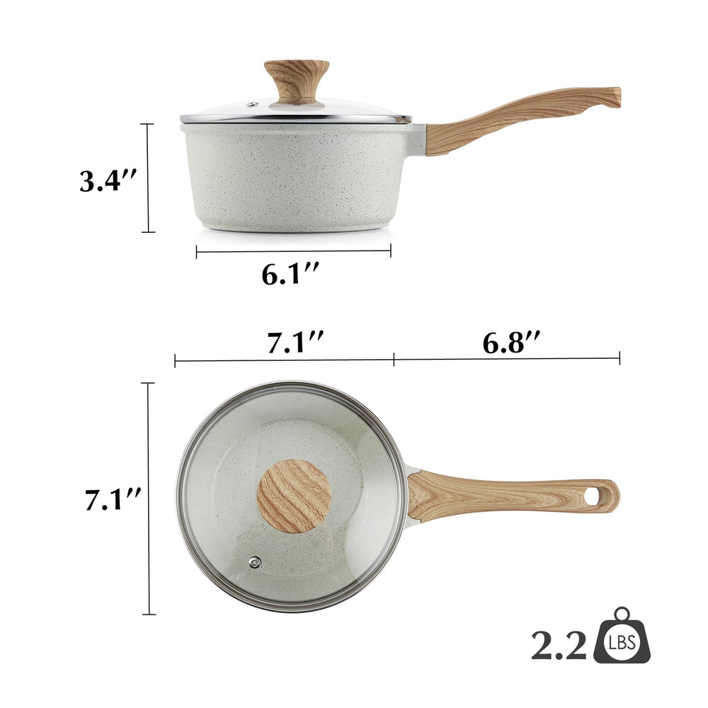SENSARTE casserole en cuisine avec pâtes, polyvalence pour repas quotidiens