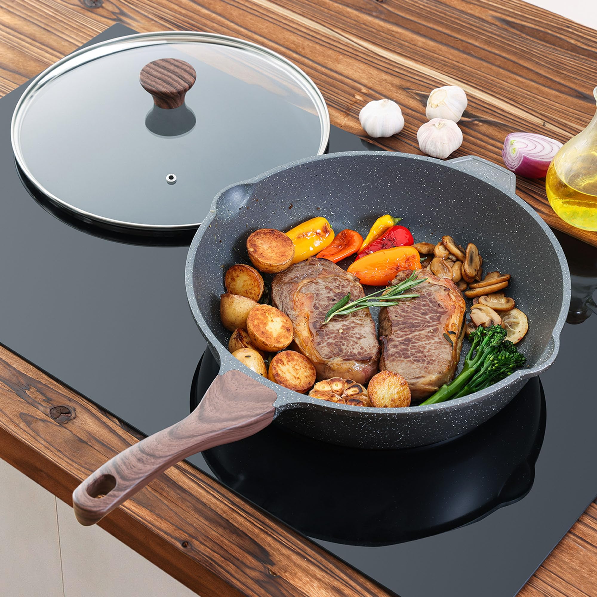 SENSARTE comparaison taille avec main pour montrer capacité 5 quart adaptée aux repas