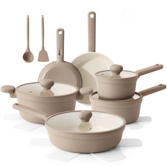 SENSARTE ensemble 17 pièces vue frontale pour cuisine organisée