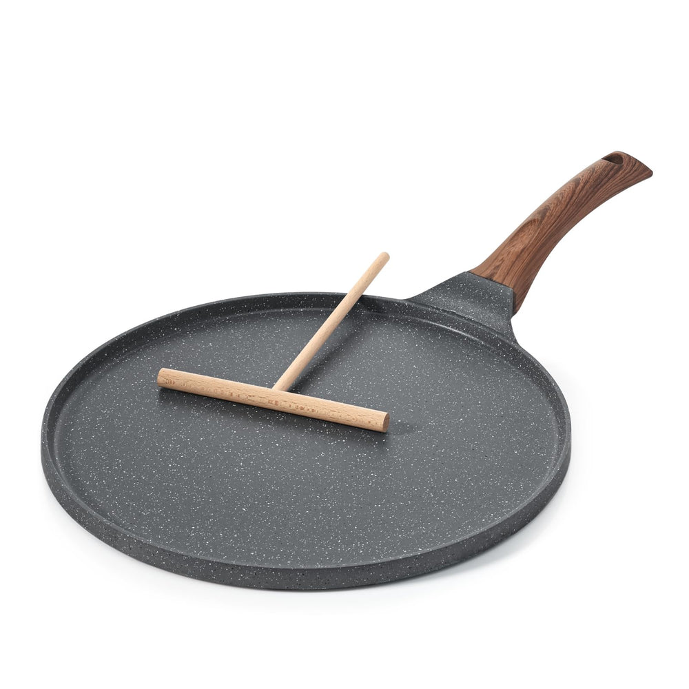 SENSARTE poêle crêpe face montrant surface antiadhésive bénéfice cuisson facile