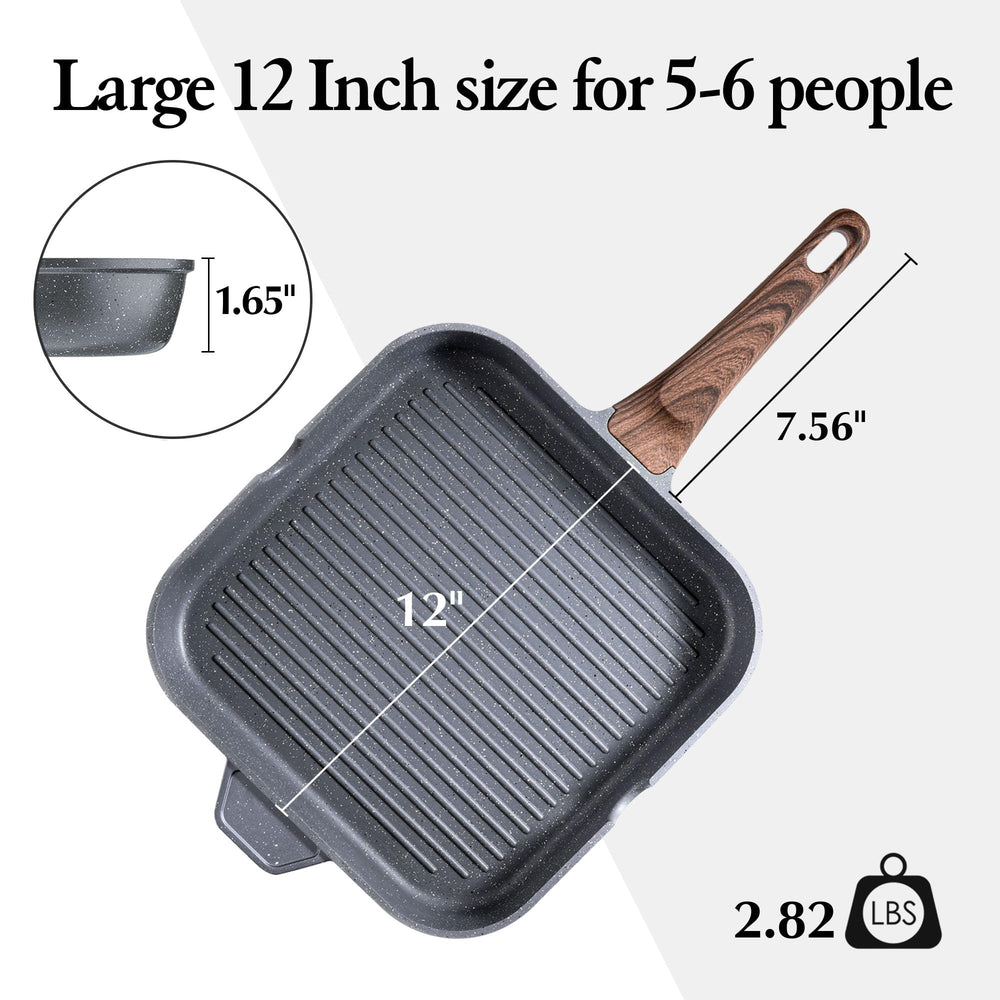 SENSARTE poêle-gril en situation cuisine intérieure pour cuisson polyvalente quotidienne