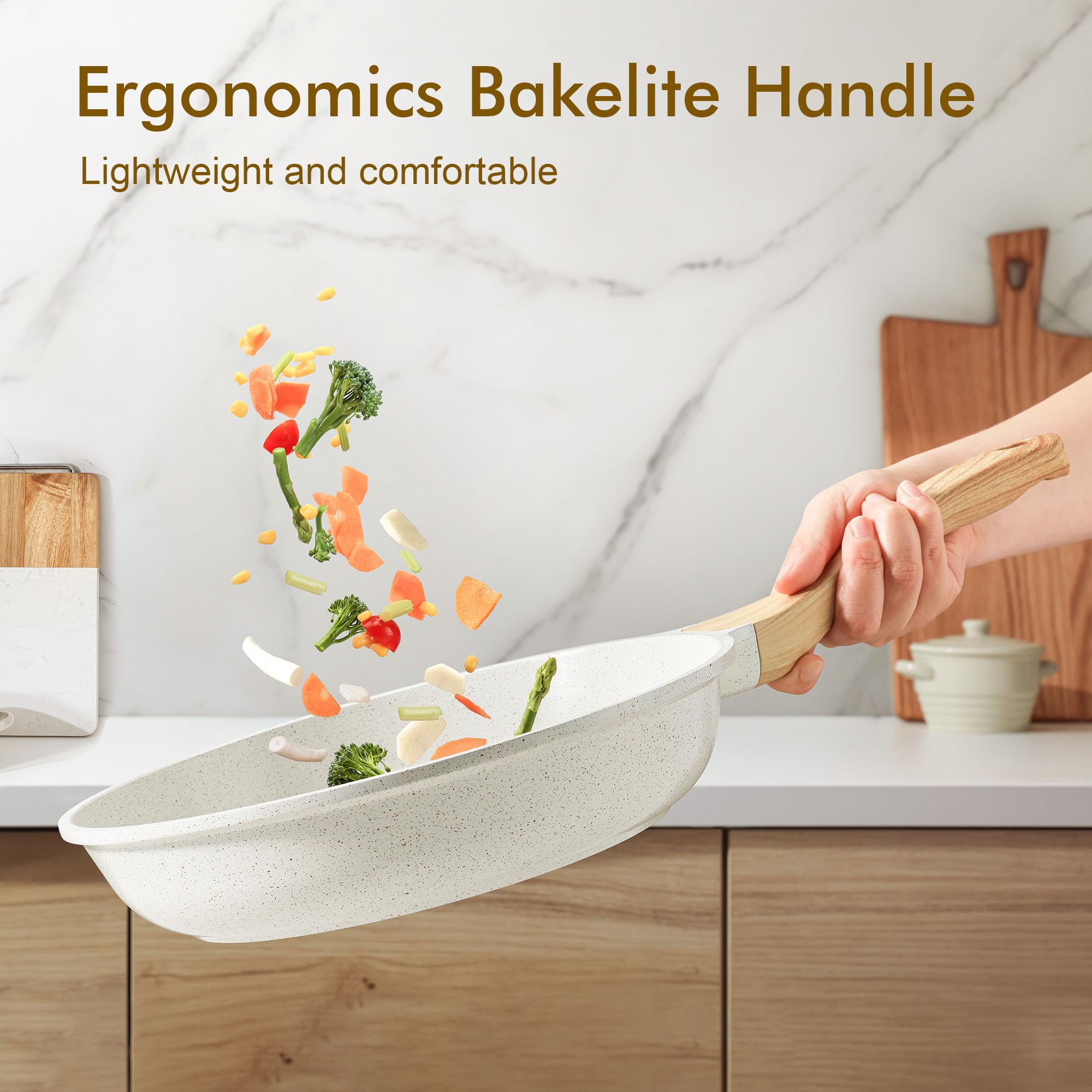 SENSARTE poêle rangée dans une cuisine moderne pour style durable