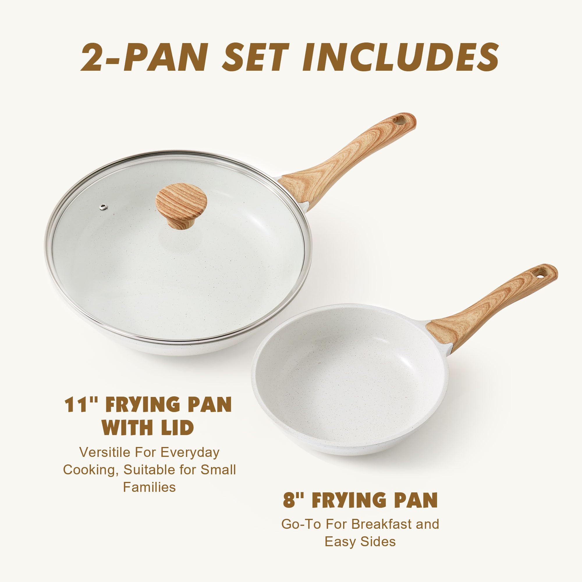 SENSARTE poêle en usage avec omelette pour cuisson sans accroche