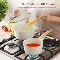 SENSARTE poignée bakélite grain bois pour prise ergonomique et protection contre la chaleur