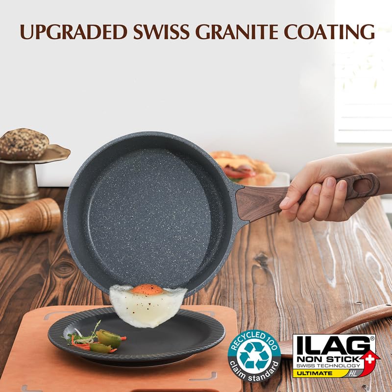 SENSARTE poignée bakélite effet bois offrant prise confortable et sécurité