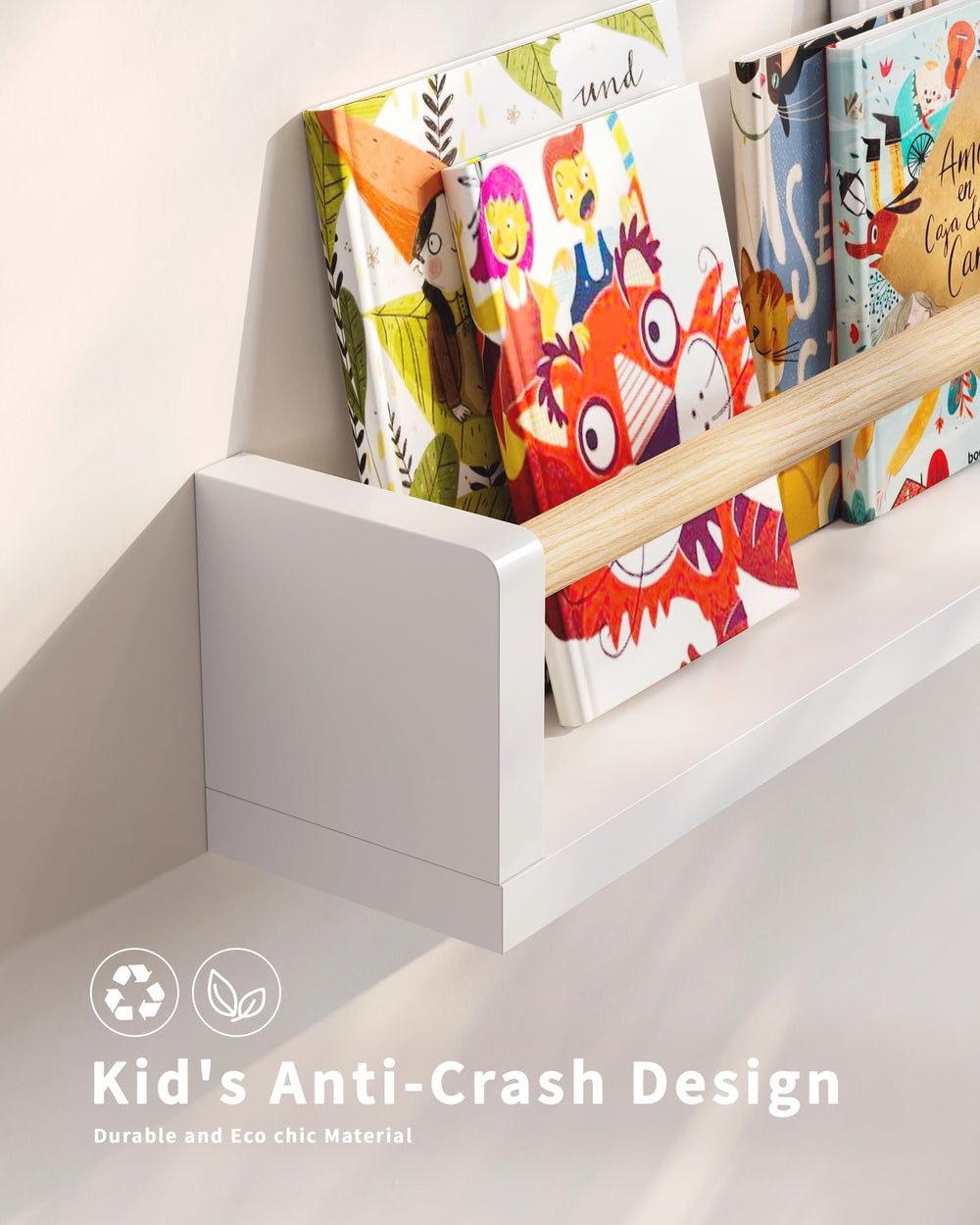 Seocry étagère remplie de livres et jouets pour rangement visible
