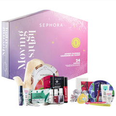 SEPHORA calendrier Moving Lights emballage festif élégant offrant découverte quotidienne