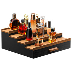 Sephyroth présentoir vue avant montrant rangement ordonné des parfums