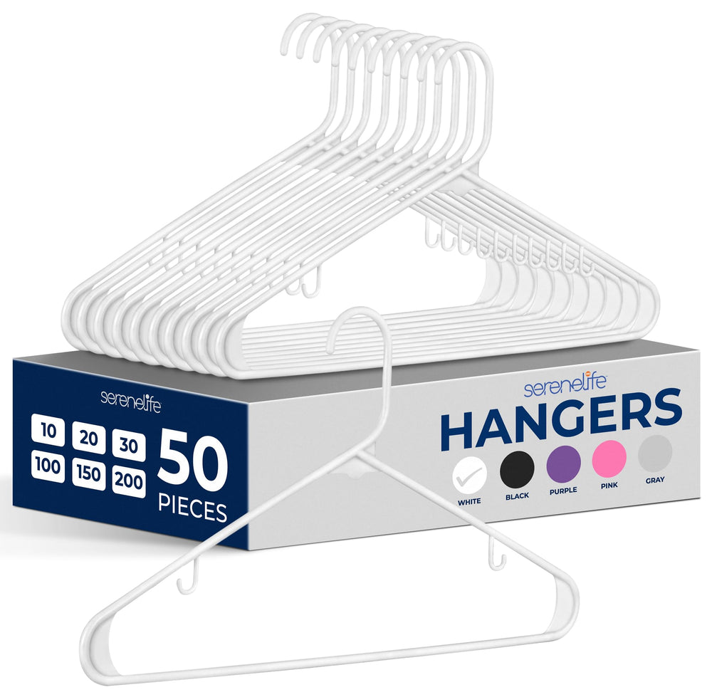 SereneLife pack 50 face montrant gain de place et uniformité