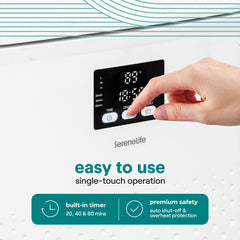 SereneLife panneau tactile à une touche pour un démarrage facile