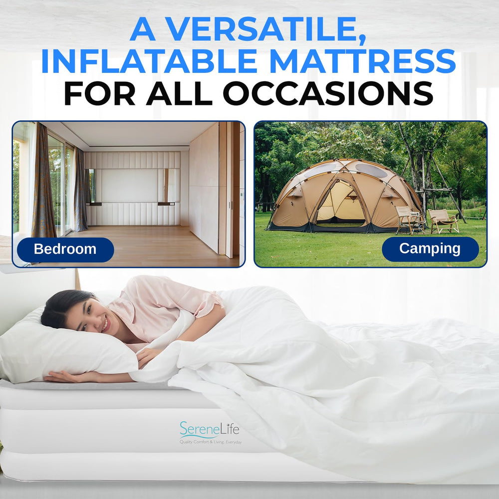 SereneLife texture PVC résistante illustrant durabilité et protection contre l'usure