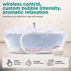 SereneLife tapis en usage dans baignoire pour détente et bulles apaisantes
