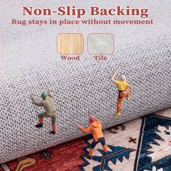 SERISSA tapis dans un salon, apporte style vintage et confort au sol
