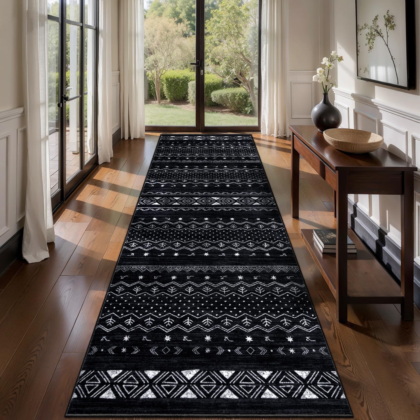 SERISSA gros plan sur motif boho montrant rendu digital net et couleurs durables