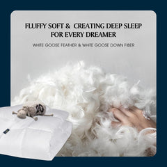Serta garnissage plume et duvet gonflant offrant isolation