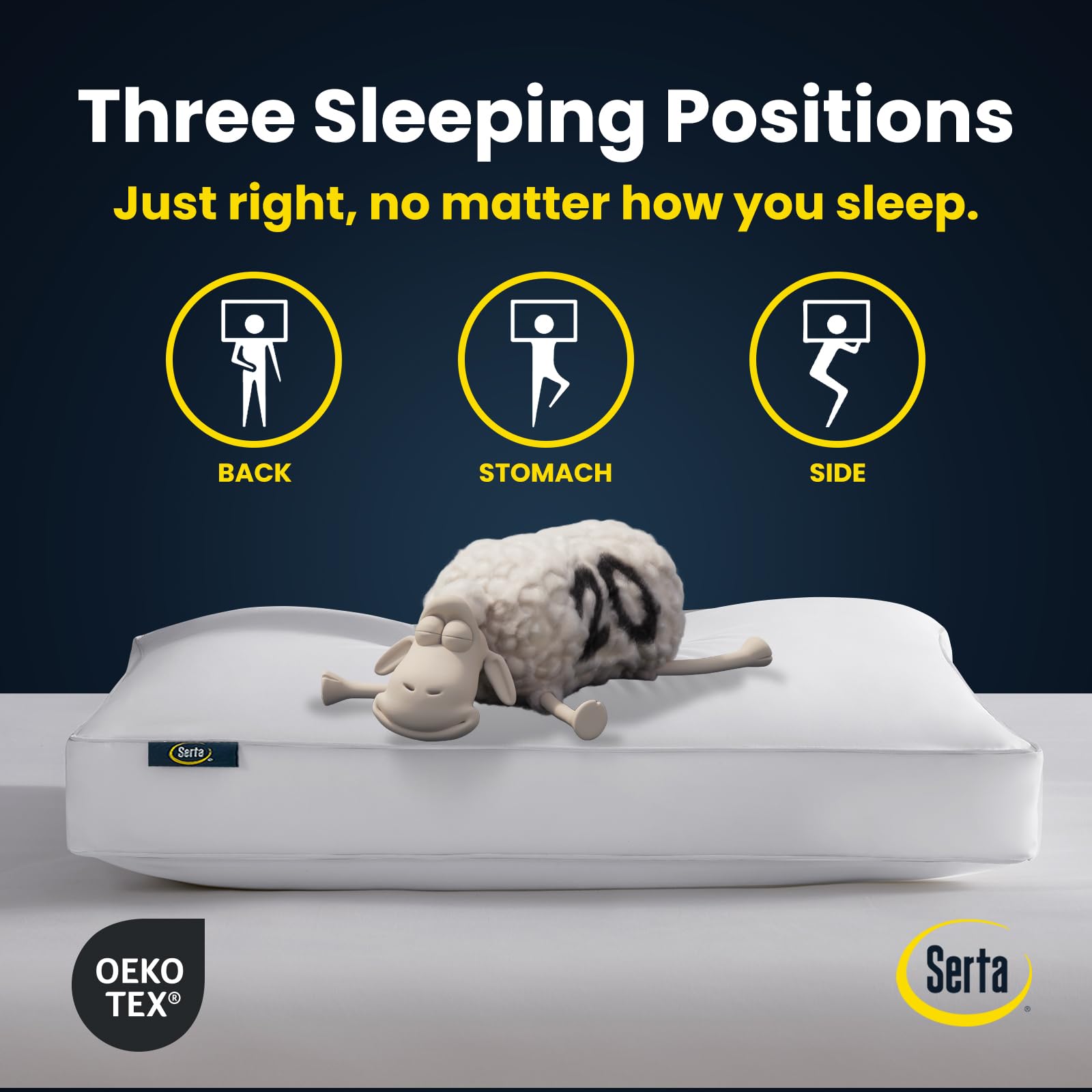 Serta comparaison taille King, visualisation exacte des dimensions