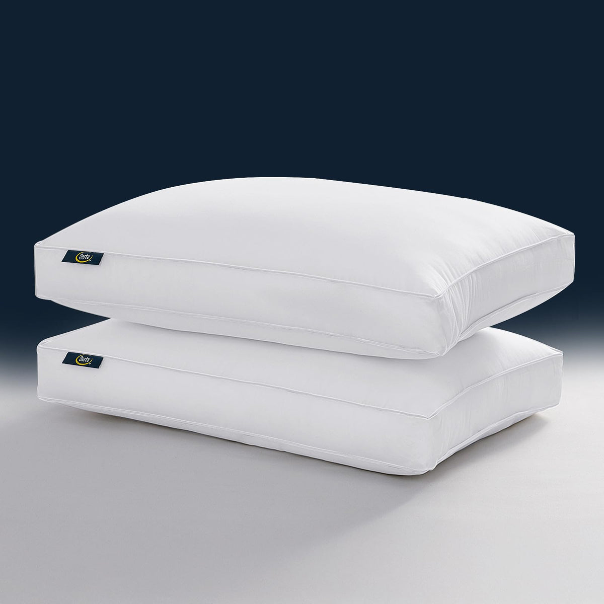 Serta oreiller King face avant montrant finition et confort hôtelier