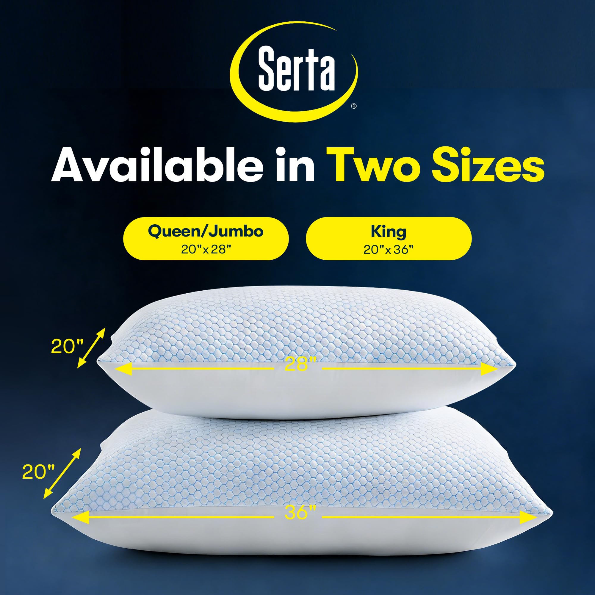 Serta oreiller en usage par dormeur côté pour alignement du cou