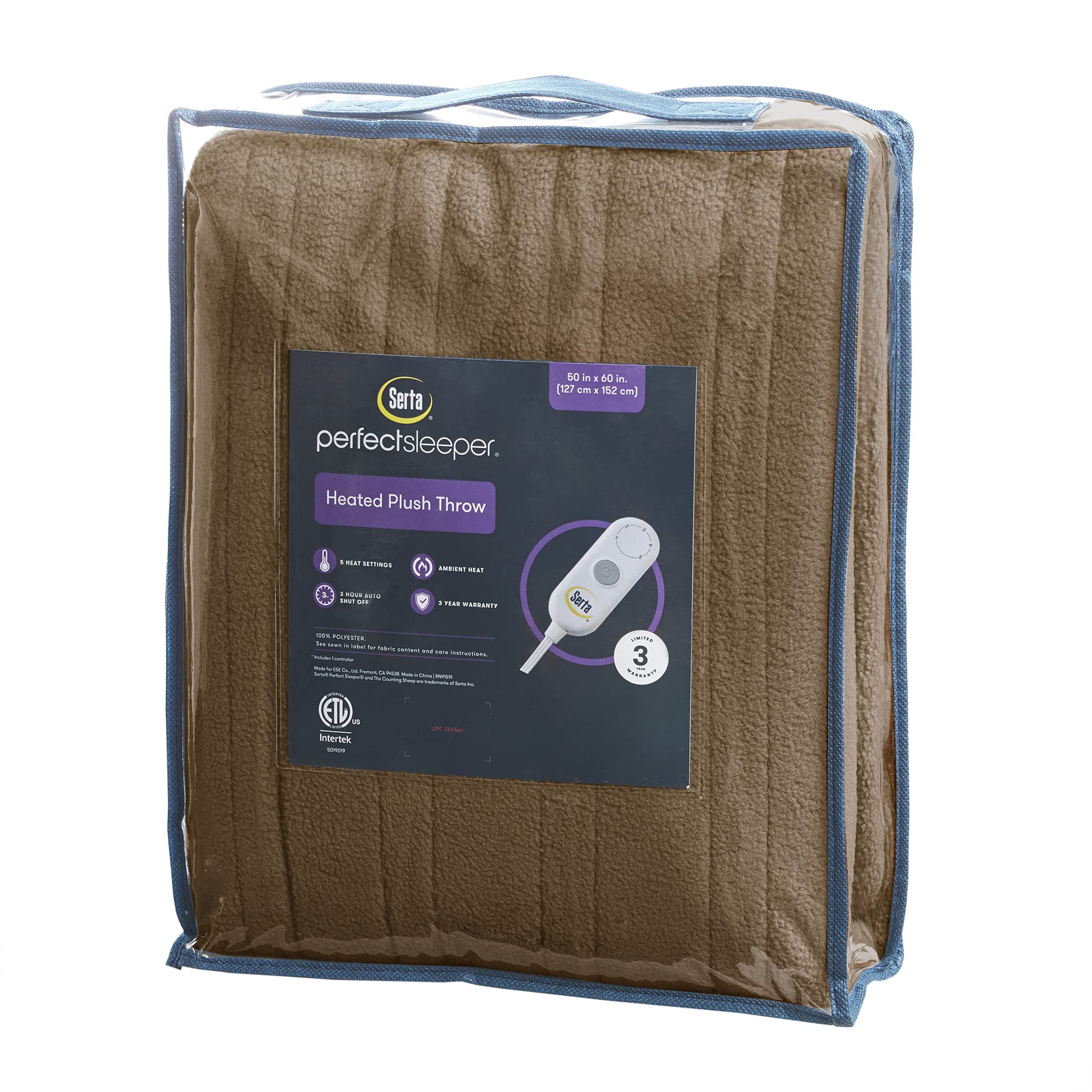 Serta emballage et accessoires montrant produit prêt à l’usage