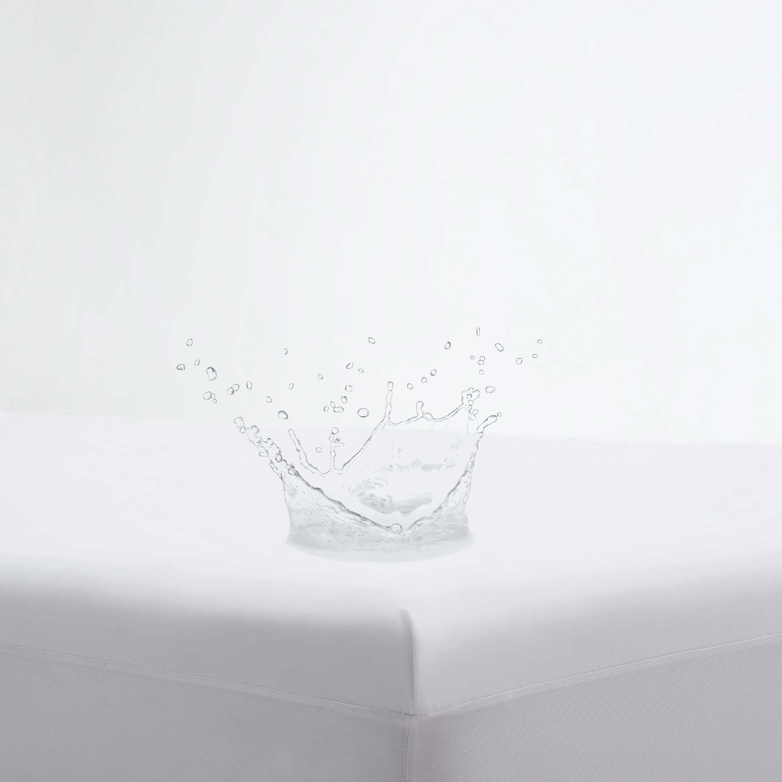 Serta gros plan barrière TPU imperméable, protège efficacement le matelas des liquides