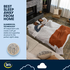 Serta matelas en usage dans une chambre invitant à un sommeil confortable