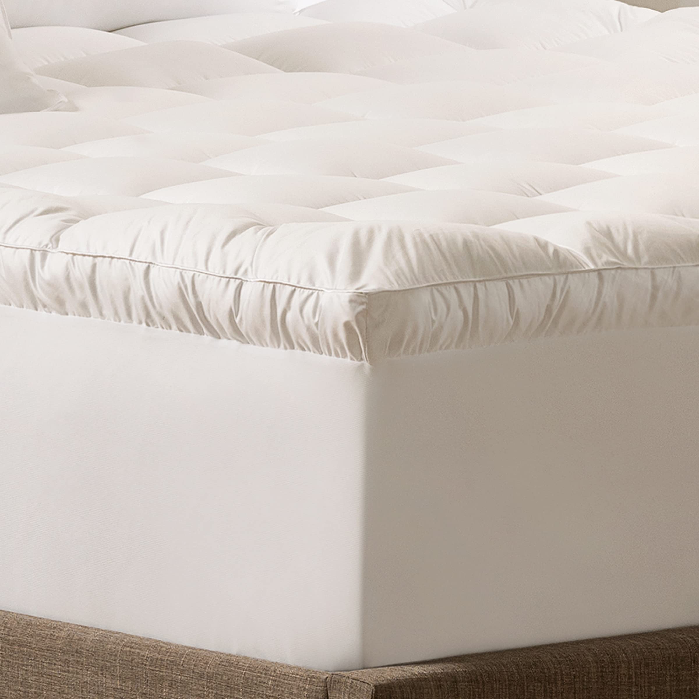 Serta zoom tissu twill 300 fils douceur visible et résistance au lavage