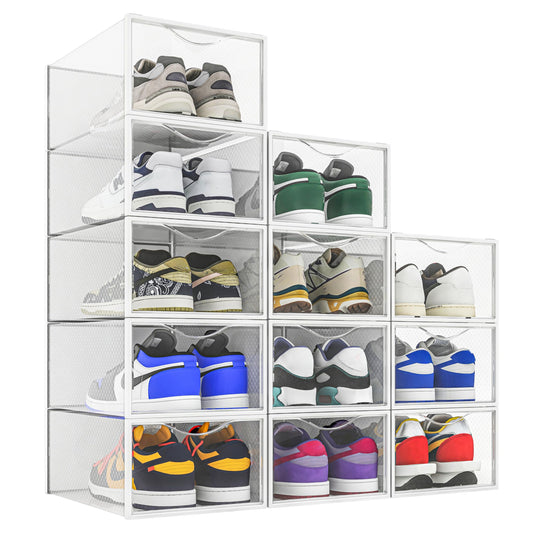 Seseno boîte face avant transparente, repérage visuel rapide des chaussures
