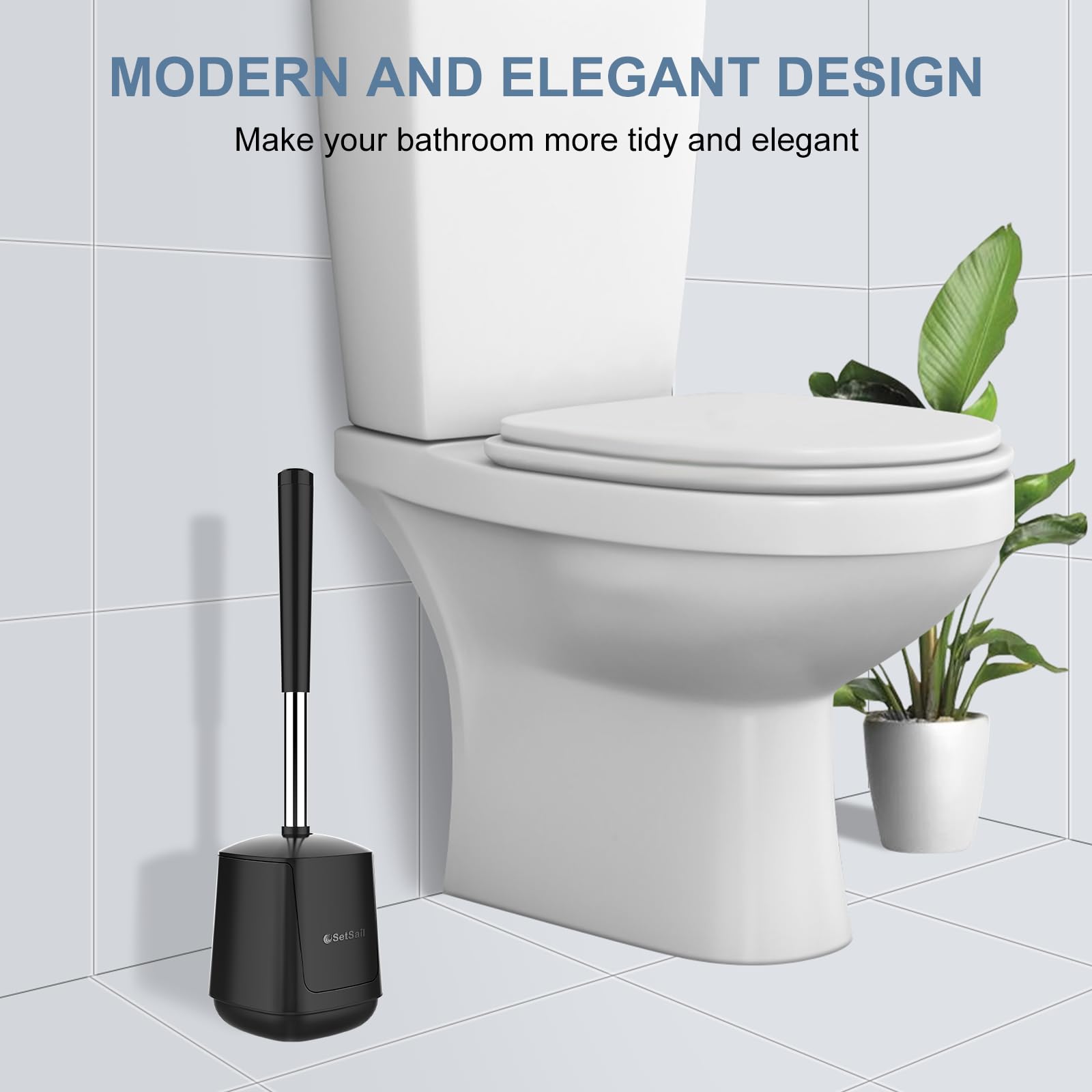 SetSail kit posé en salle de bain design, discret et esthétique