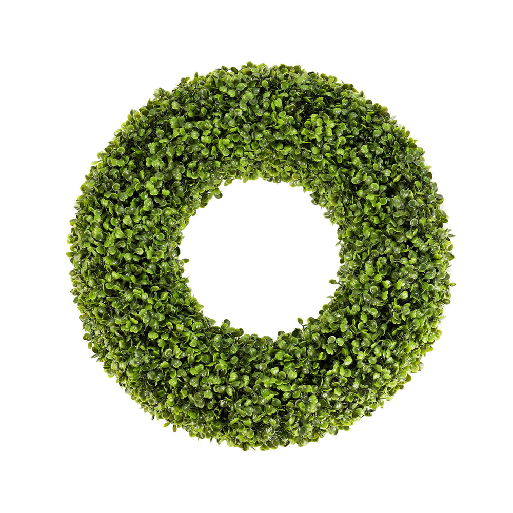 SEVENLOVE couronne de buis sur porte et accueil soigné