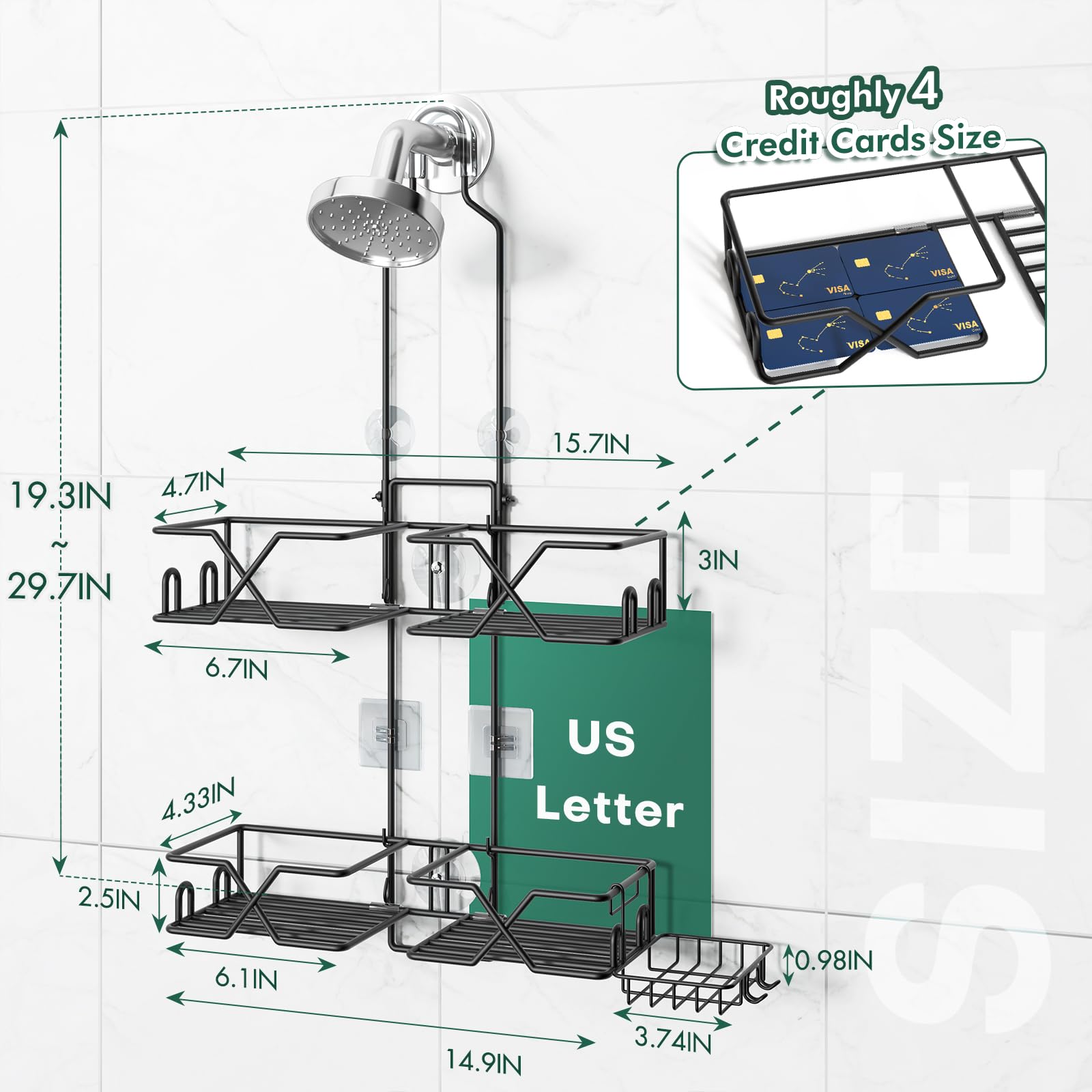 Sewulidon porte-savon intégré permettant drainage et hygiène pratique