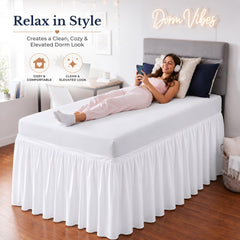SGI bedding coin fendu facilitant l'installation autour des pieds de lit