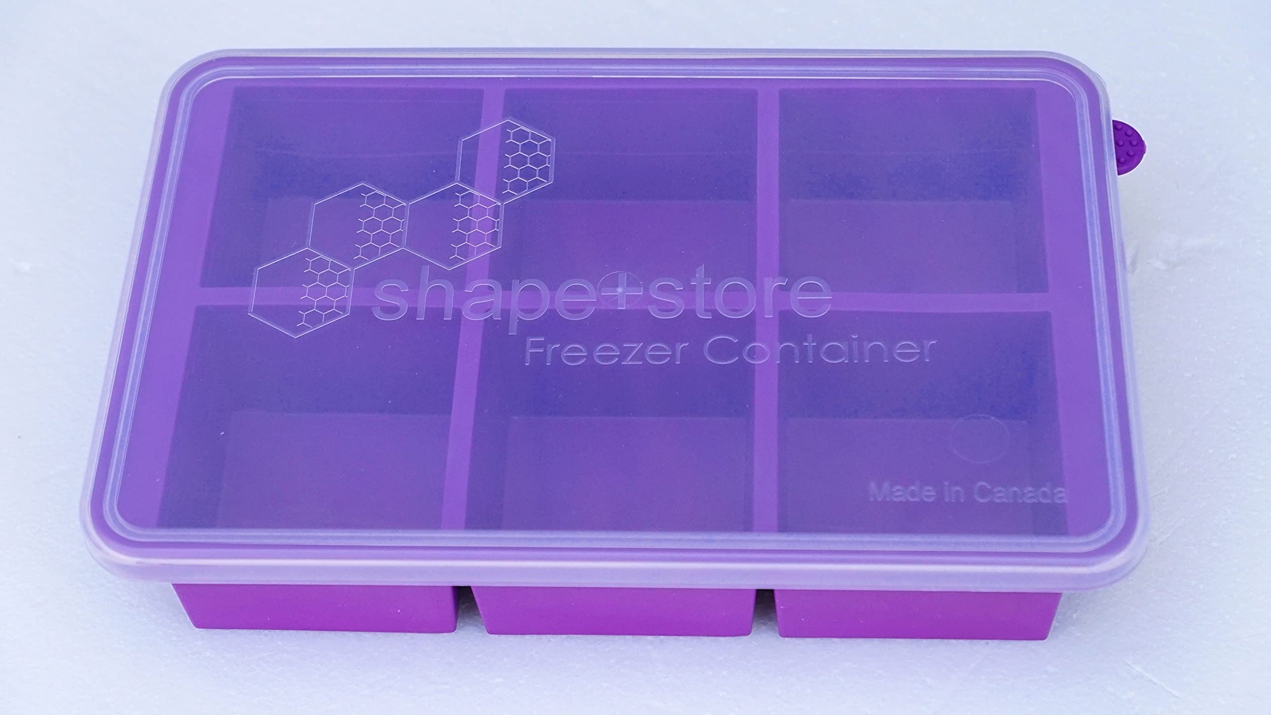 Shape+Store emballage et label Made in Canada montrant qualité et sécurité
