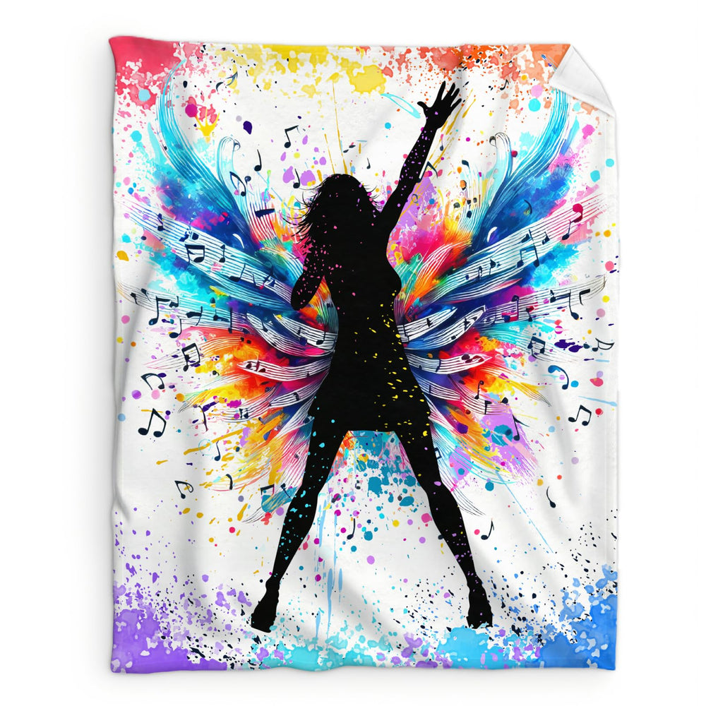 Sharecolor couverture musique vue avant offrant style décoratif et confort