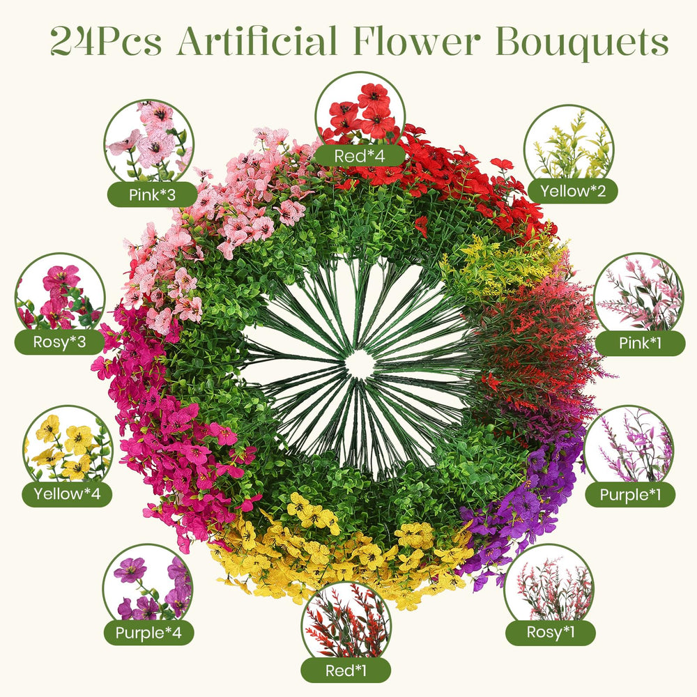 SHareconn gros plan sur fleurs en soie réalistes, apparence naturelle