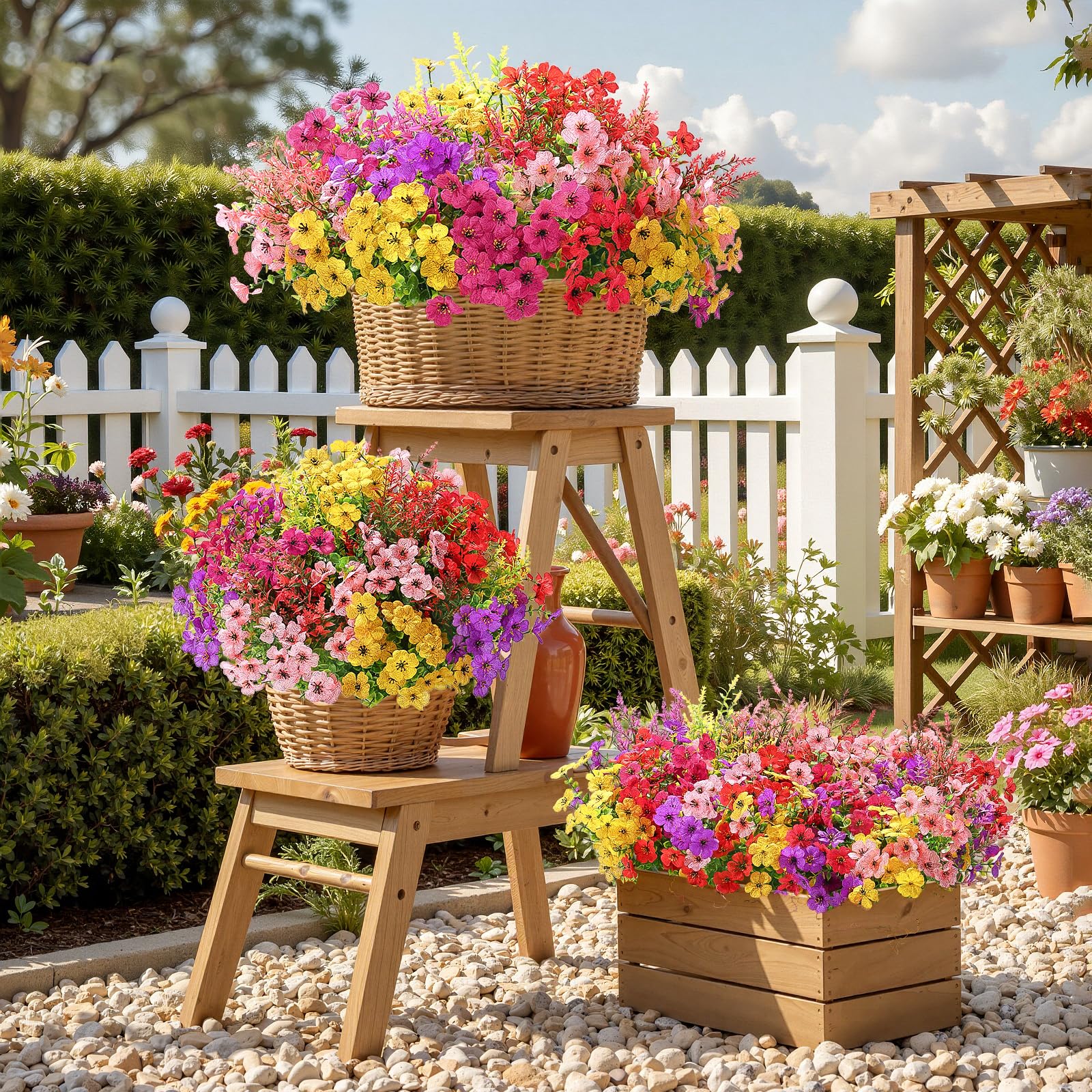 SHareconn bouquet de lavande multicolore, contraste et élégance