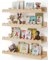 Shario étagère murale face montrant rangement sécurisé et gain d'espace