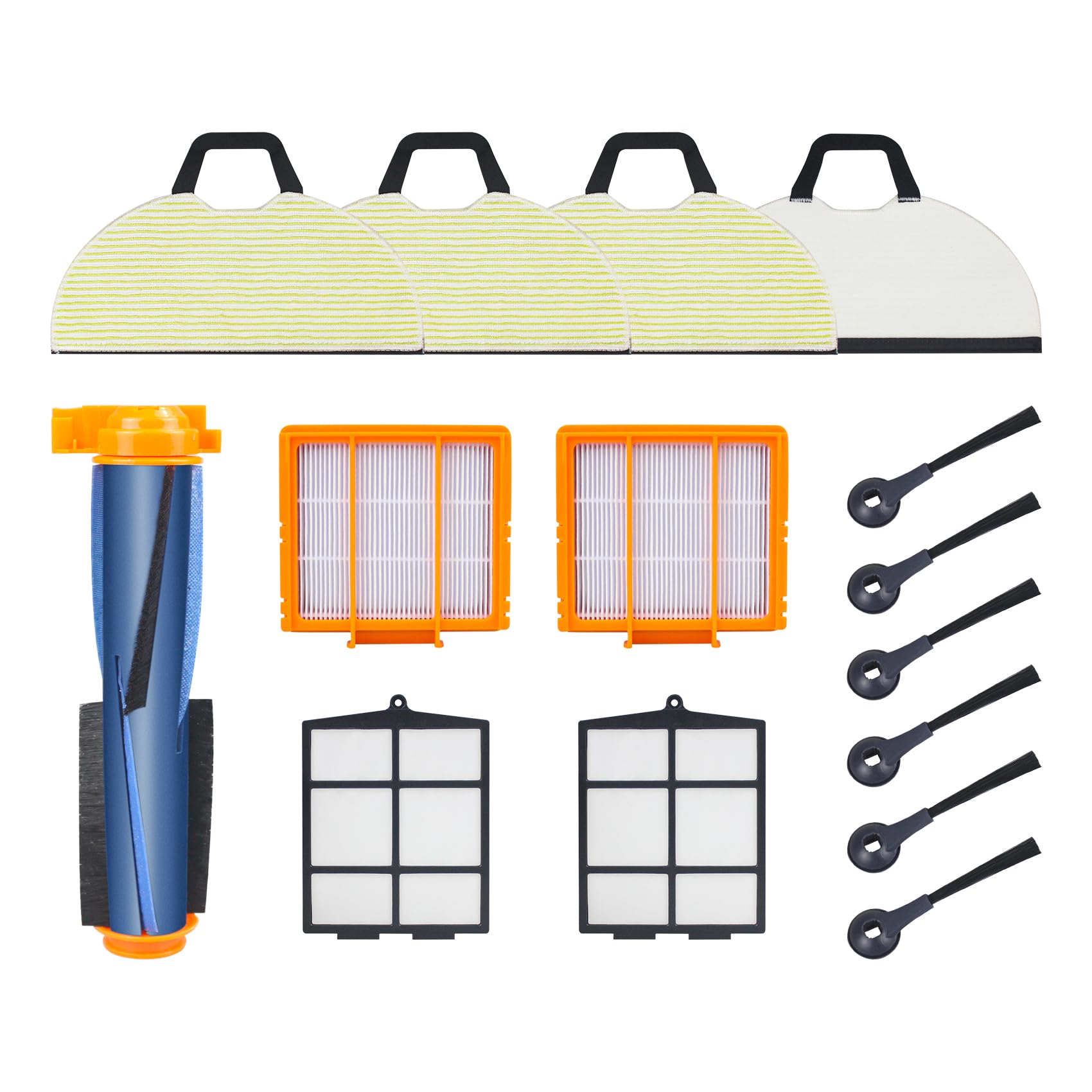 Shark pack de pièces présenté avec brosse centrale et accessoires, restaure performance