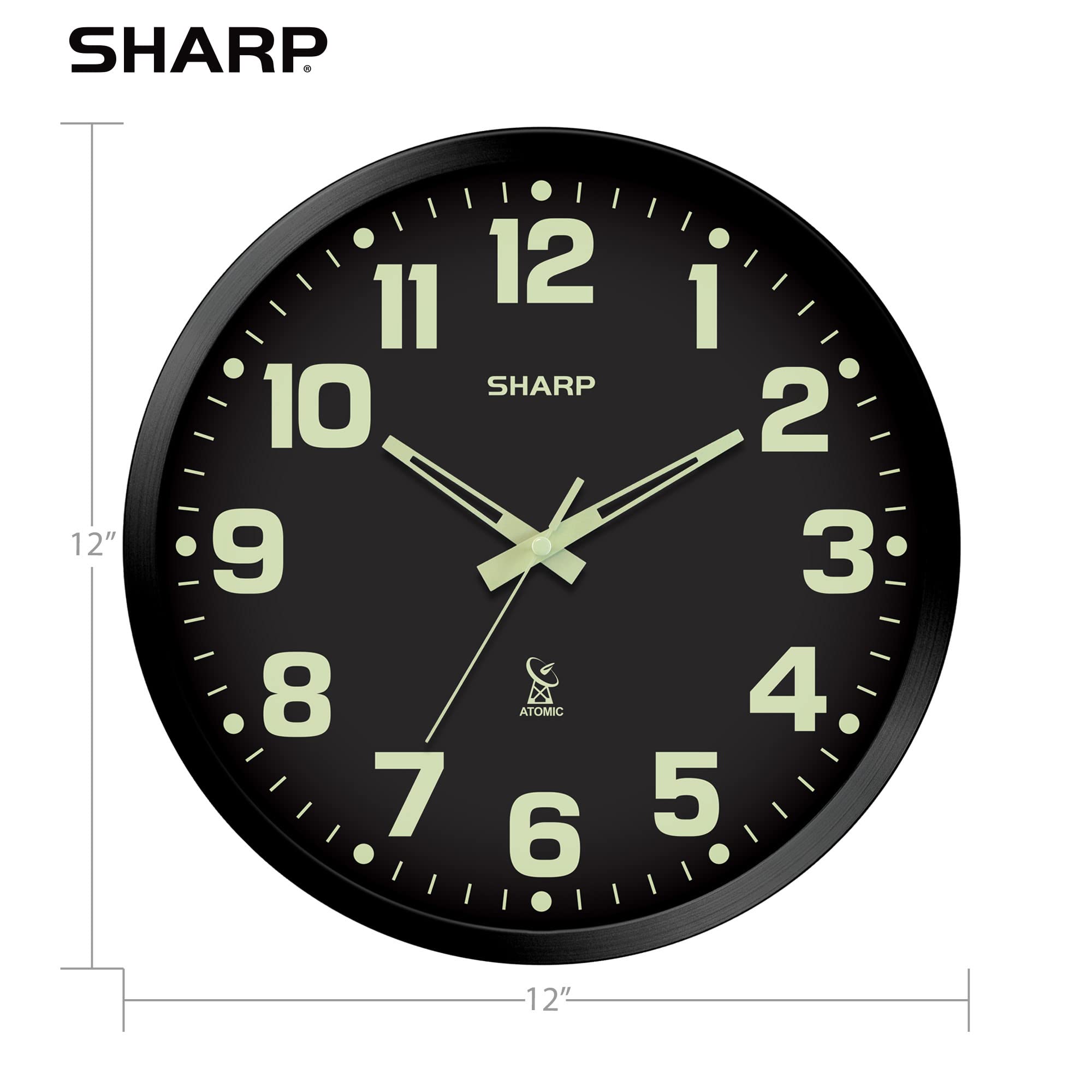 Sharp cadre noir texture élégante s'intègre au décor