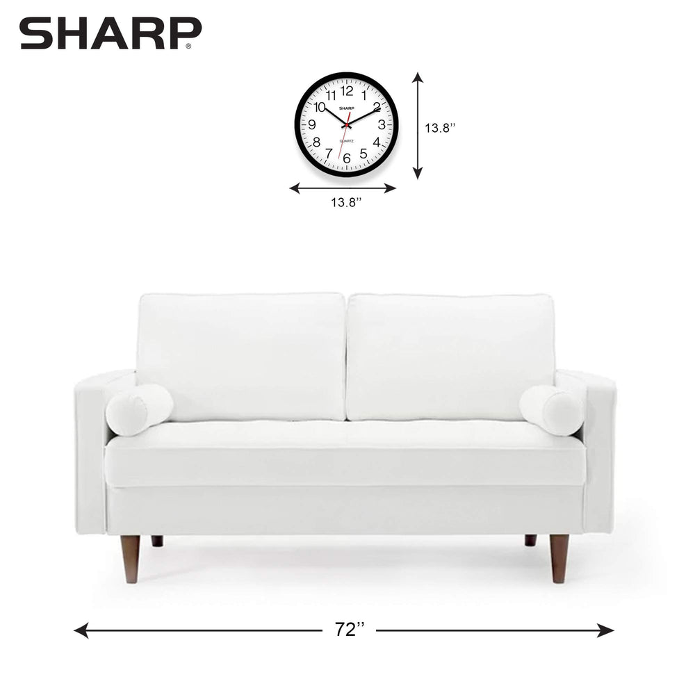 Lentille en verre Sharp se nettoie facilement et protège du poussière