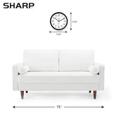 Lentille en verre Sharp se nettoie facilement et protège du poussière