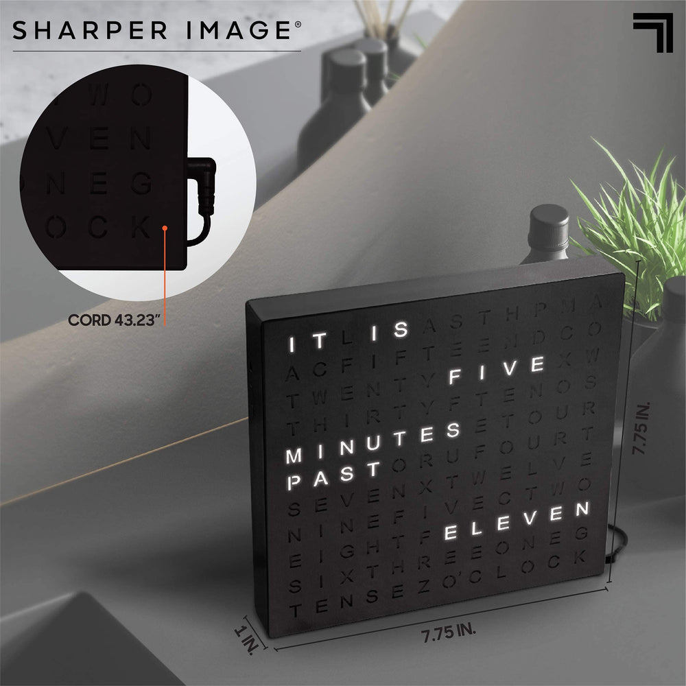 Sharper Image câble USB et adaptateur fournis facilitant l'installation instantanée