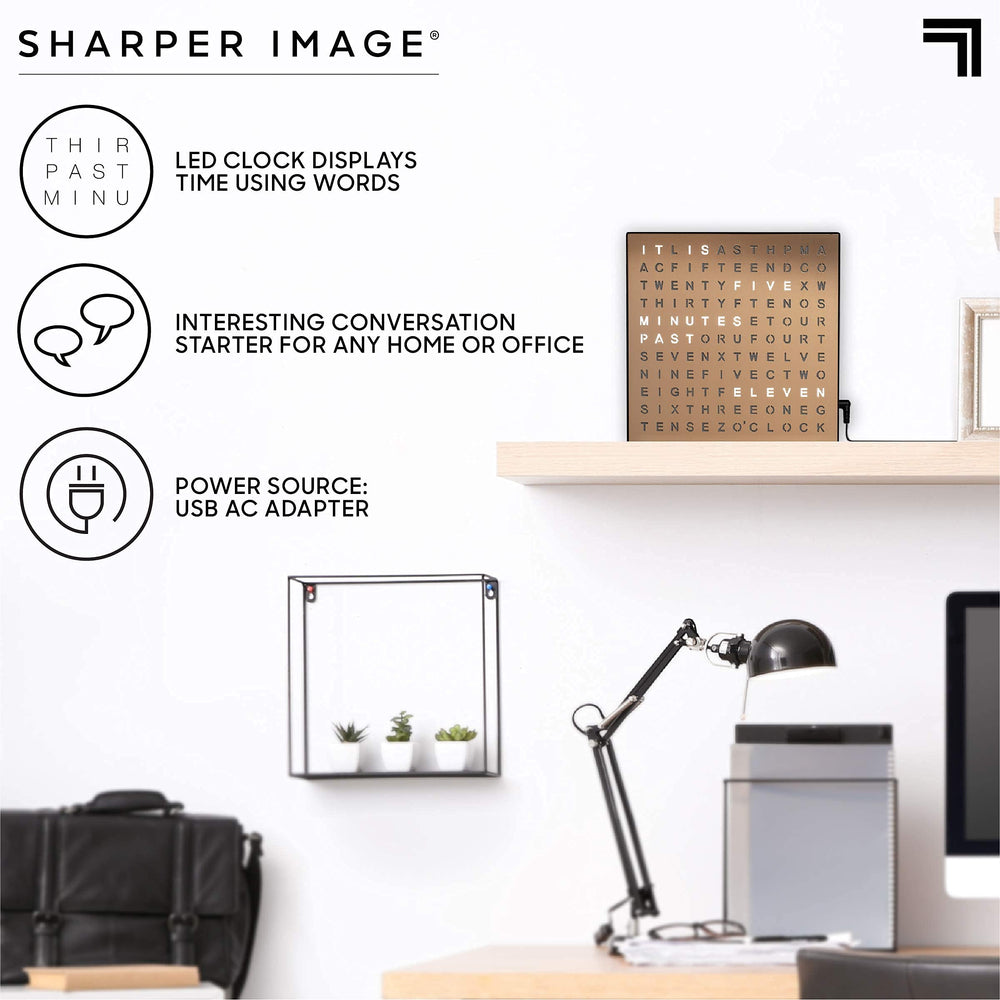 Sharper Image horloge tenue en main montre compacité pratique