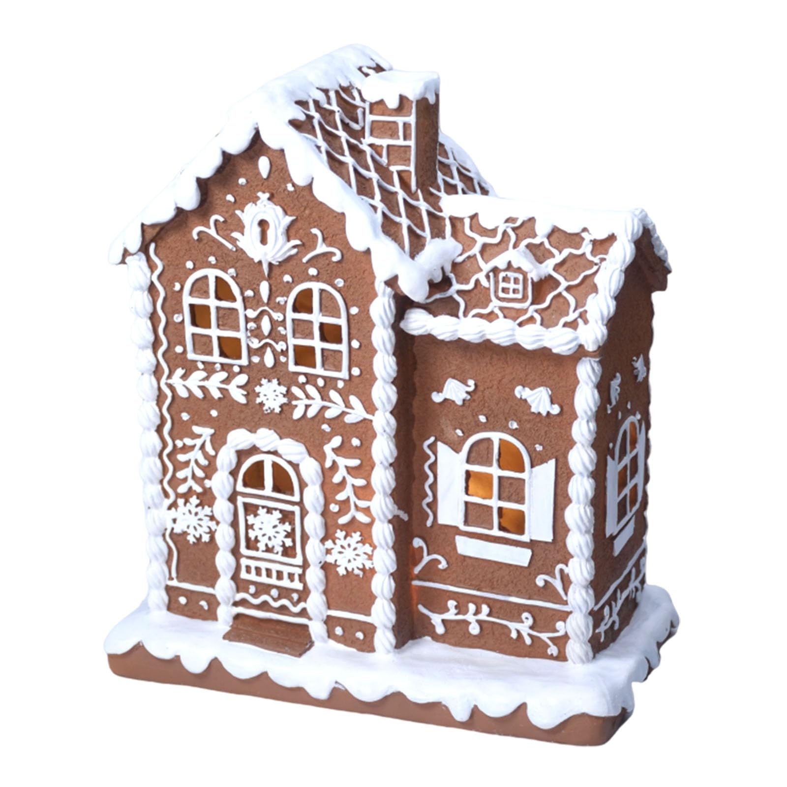 Sheaifun maison pain d'épices vue de face apportant charme de Noël