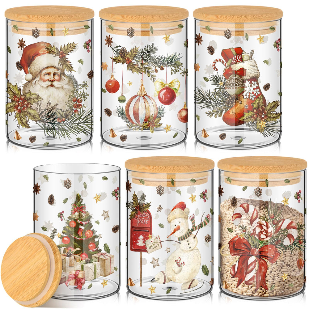 Shellwei bocal face avant montrant motif de Noël et bonne étanchéité