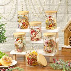 Shellwei gros plan motif Père Noël pour ambiance festive et cadeau