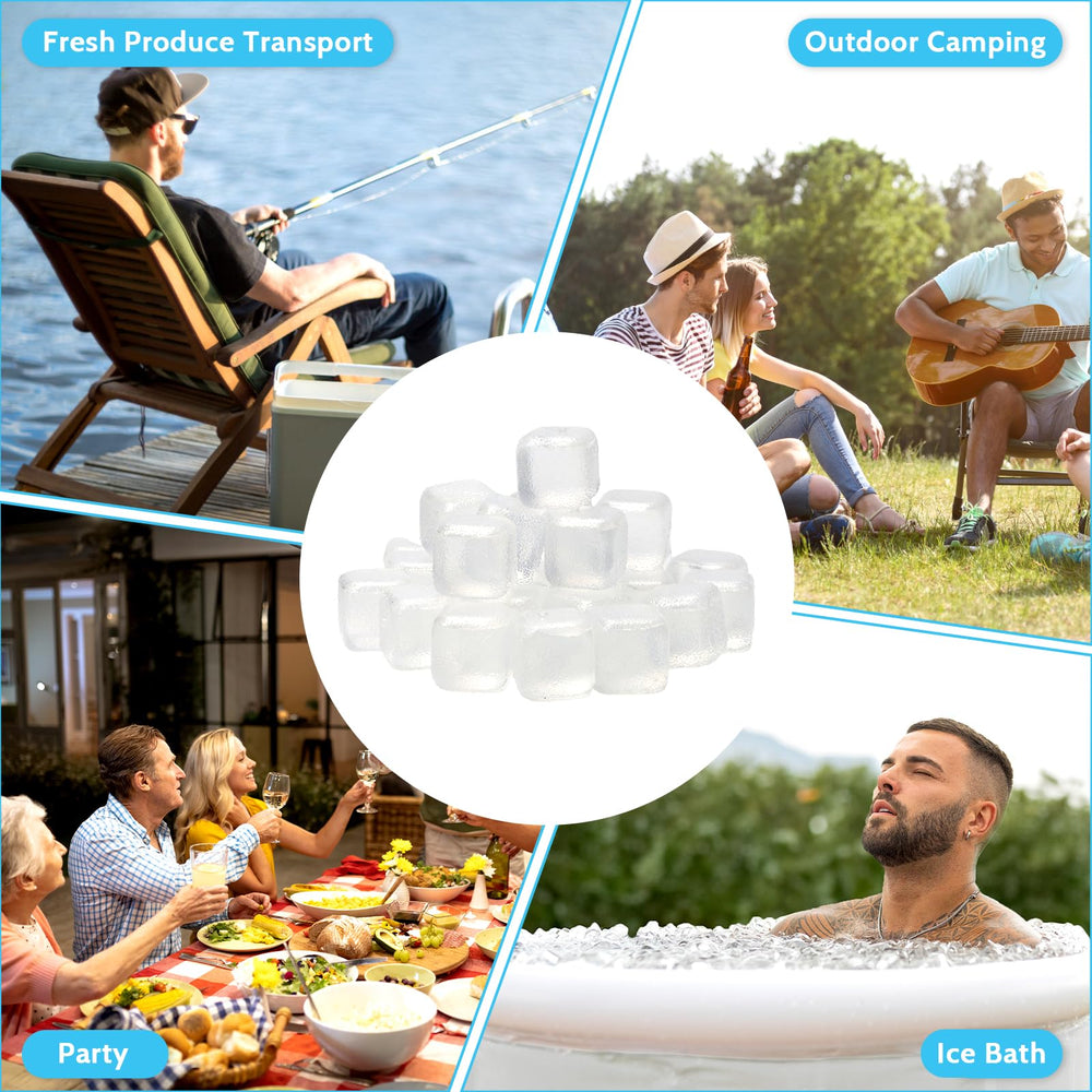 SHENGQIPC cubes dans une glacière de camping assurant fraîcheur prolongée